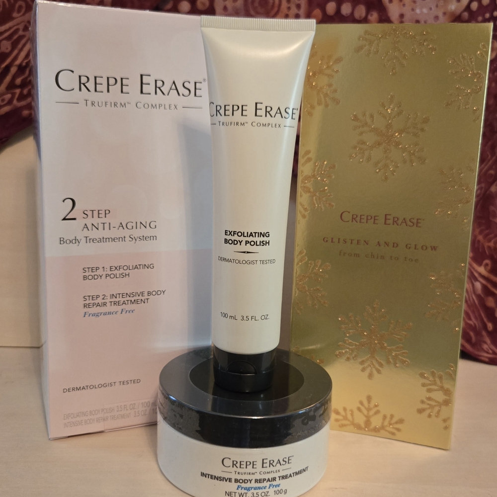 CrepeErase Trufirm Complex. Intensive Body Repair Mouisturizer Treatment.